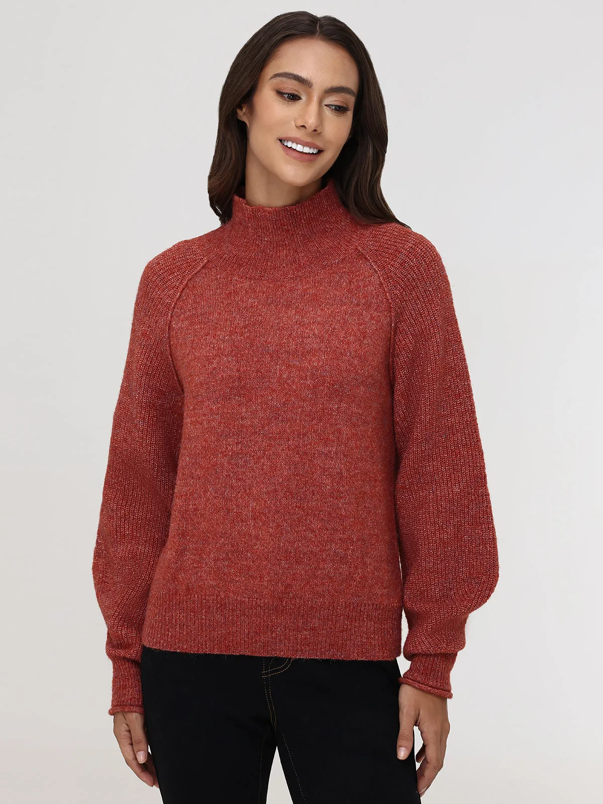 Funnel Neck Sweater sold by 89th & Madison