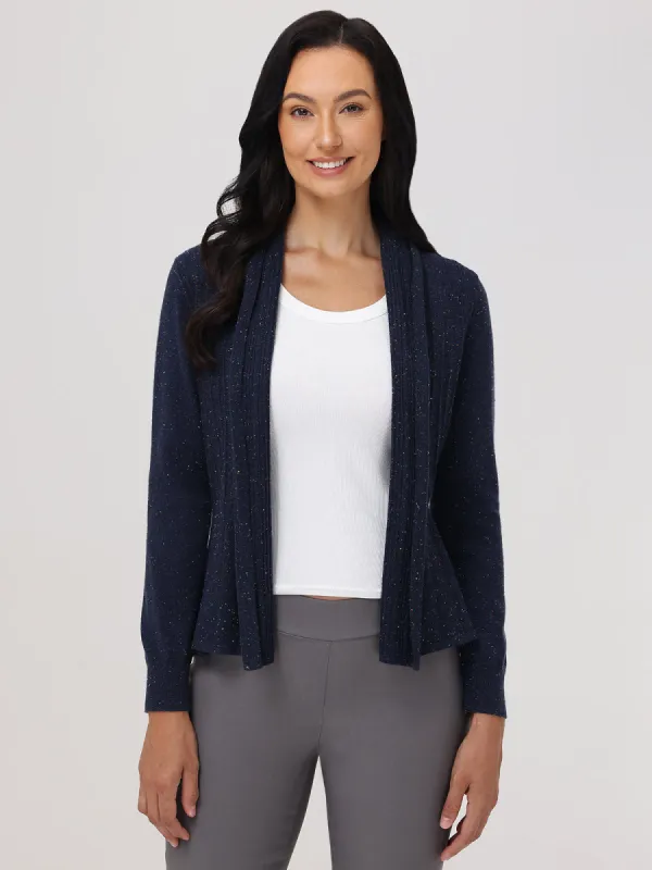 Colorful Fleck Fan Back Cardigan sold by 89th & Madison