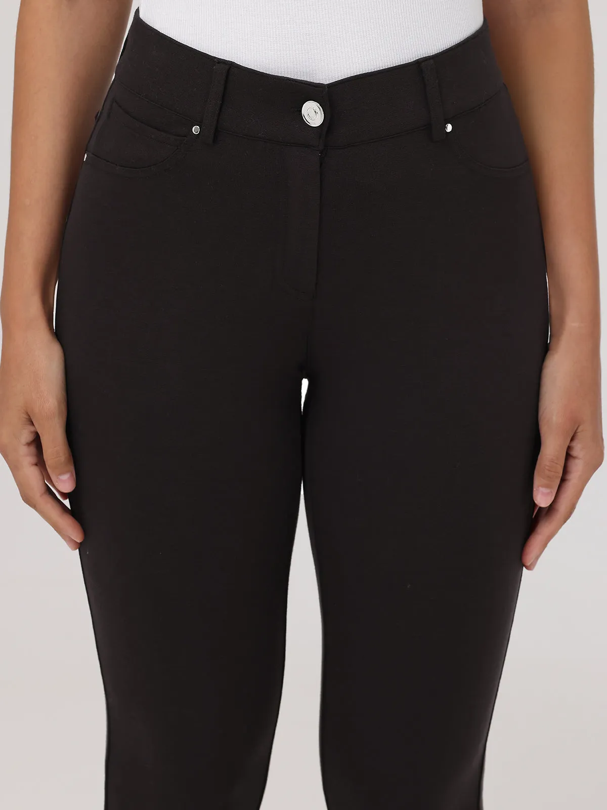 Five Pocket Ponte Skinny Pants sold by 89th & Madison product image thumbnail 5