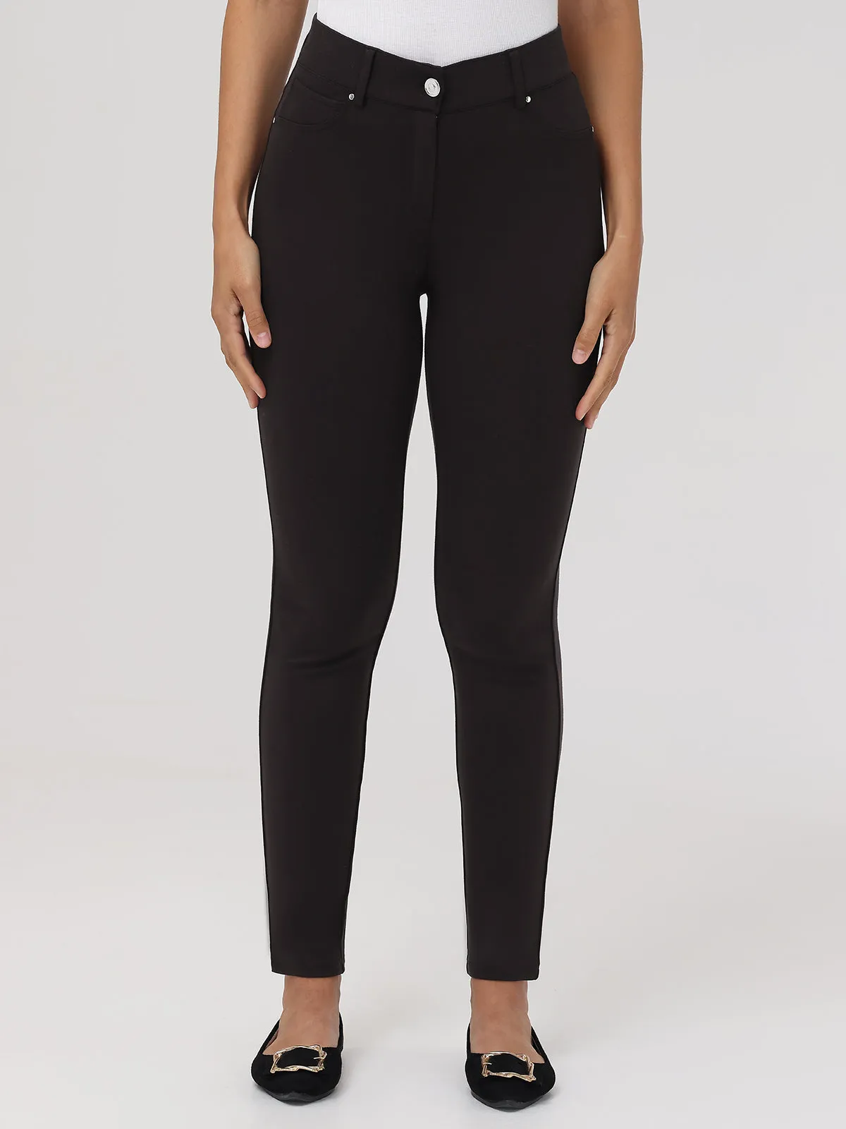 Five Pocket Ponte Skinny Pants sold by 89th & Madison