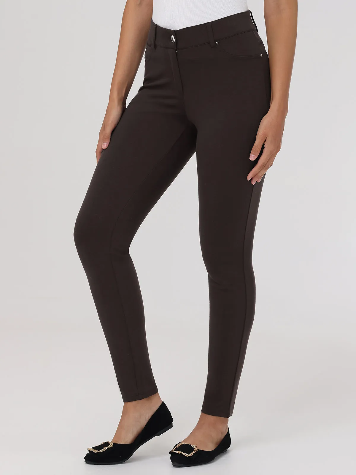 Ponte Skinny Leg Pants sold by 89th & Madison product image thumbnail 4
