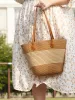 Straw Tote Bag sold by 89th & Madison