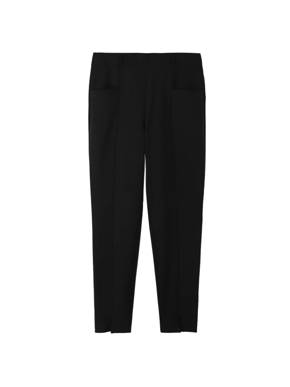 Plus Luxe Stretch Millennium Straight With Slit Little Black Pants sold by 89th & Madison product image thumbnail 5