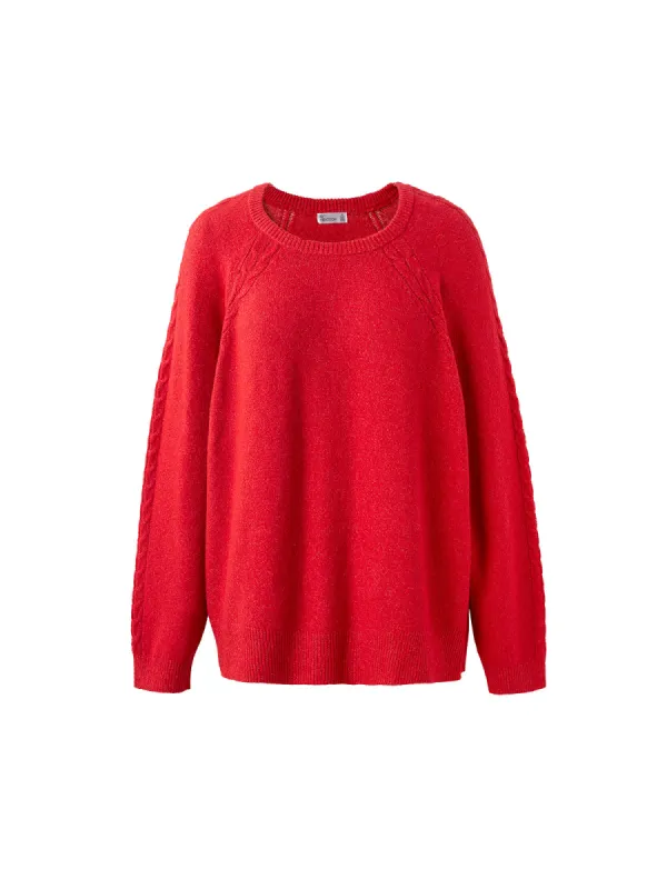 Plus Crewneck Tunic Sweater Pullover sold by 89th & Madison