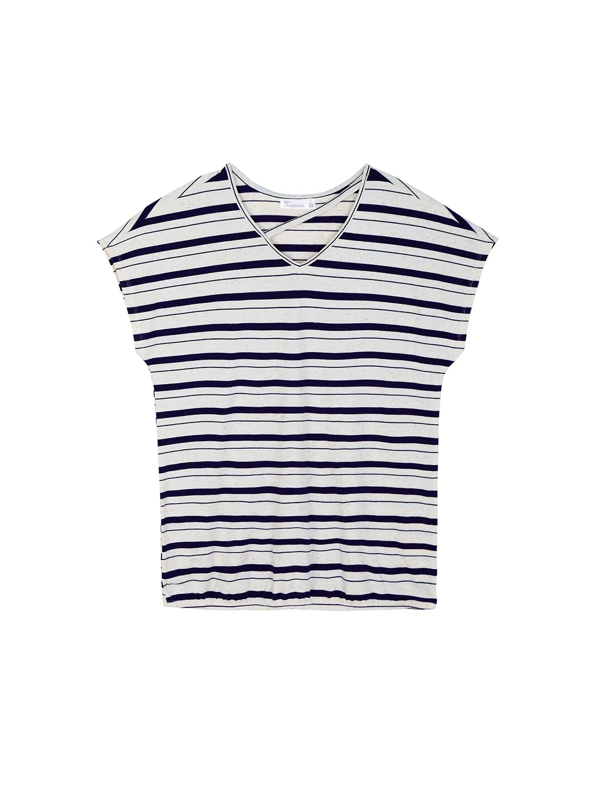 Dolman Short Sleeve V-Neck Tee sold by 89th & Madison