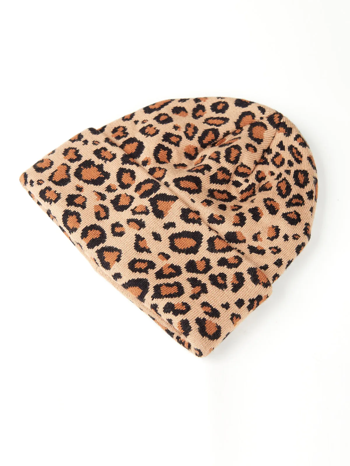Leopard Knit Beanie sold by 89th & Madison product image thumbnail 2