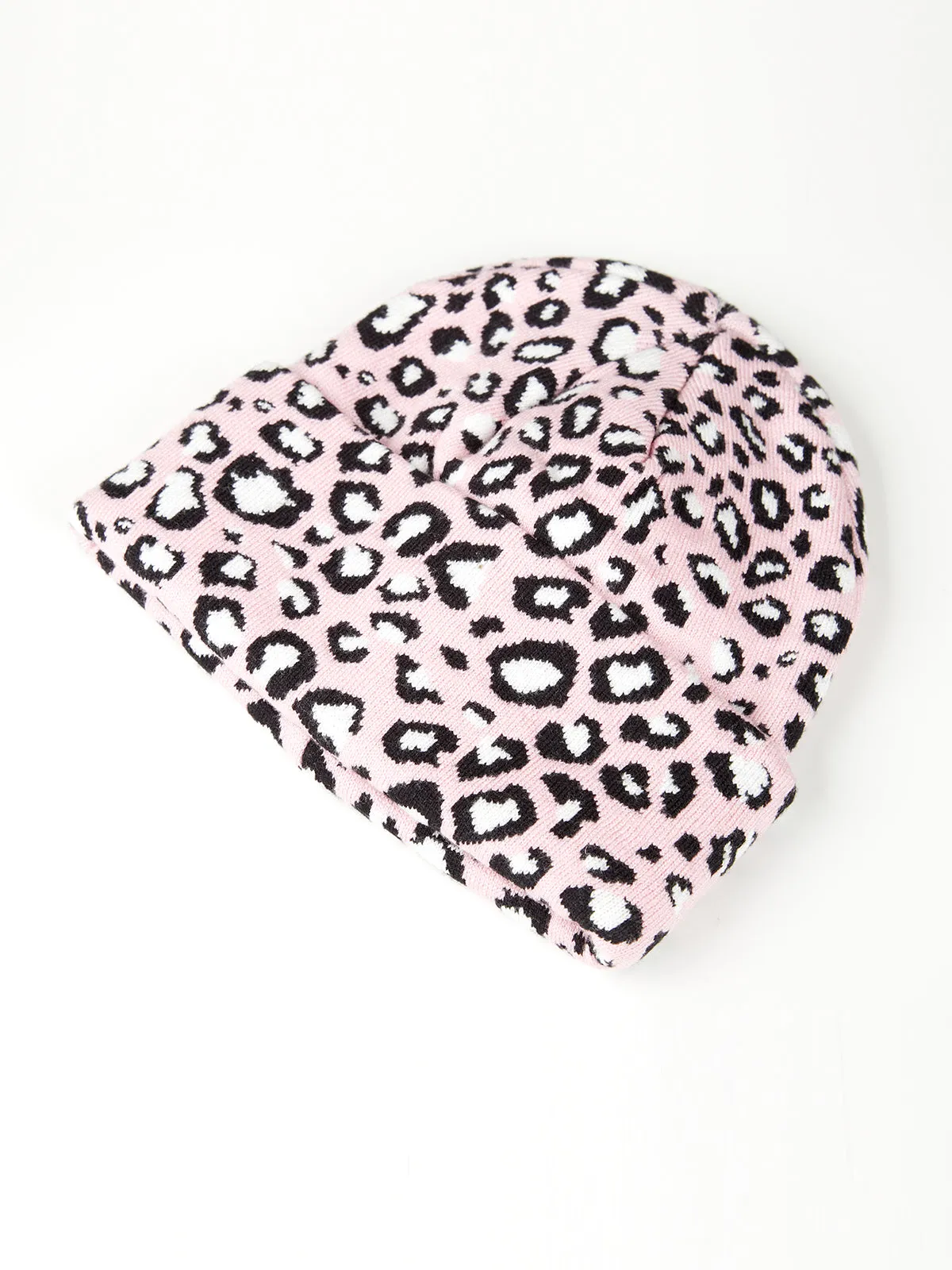 Leopard Knit Beanie sold by 89th & Madison product image thumbnail 5