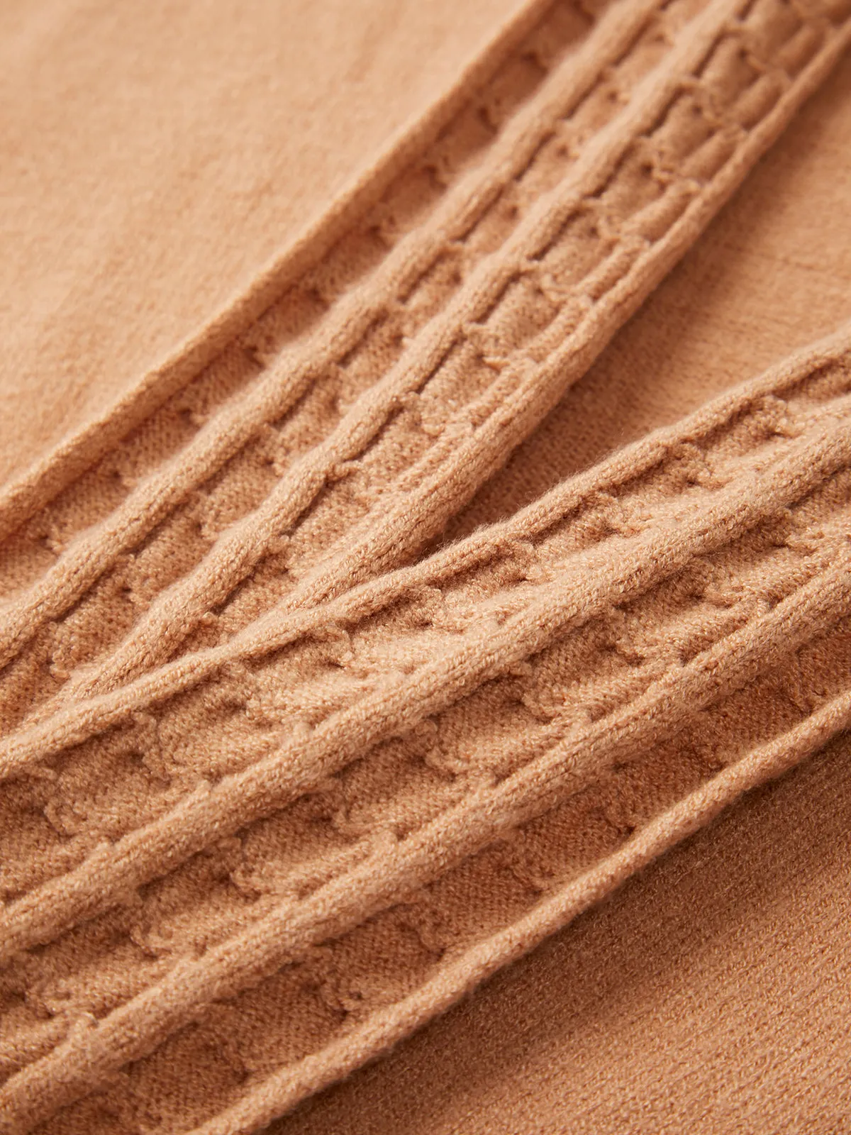 Wide Cable Placket Open Cardigan sold by 89th & Madison product image thumbnail 2