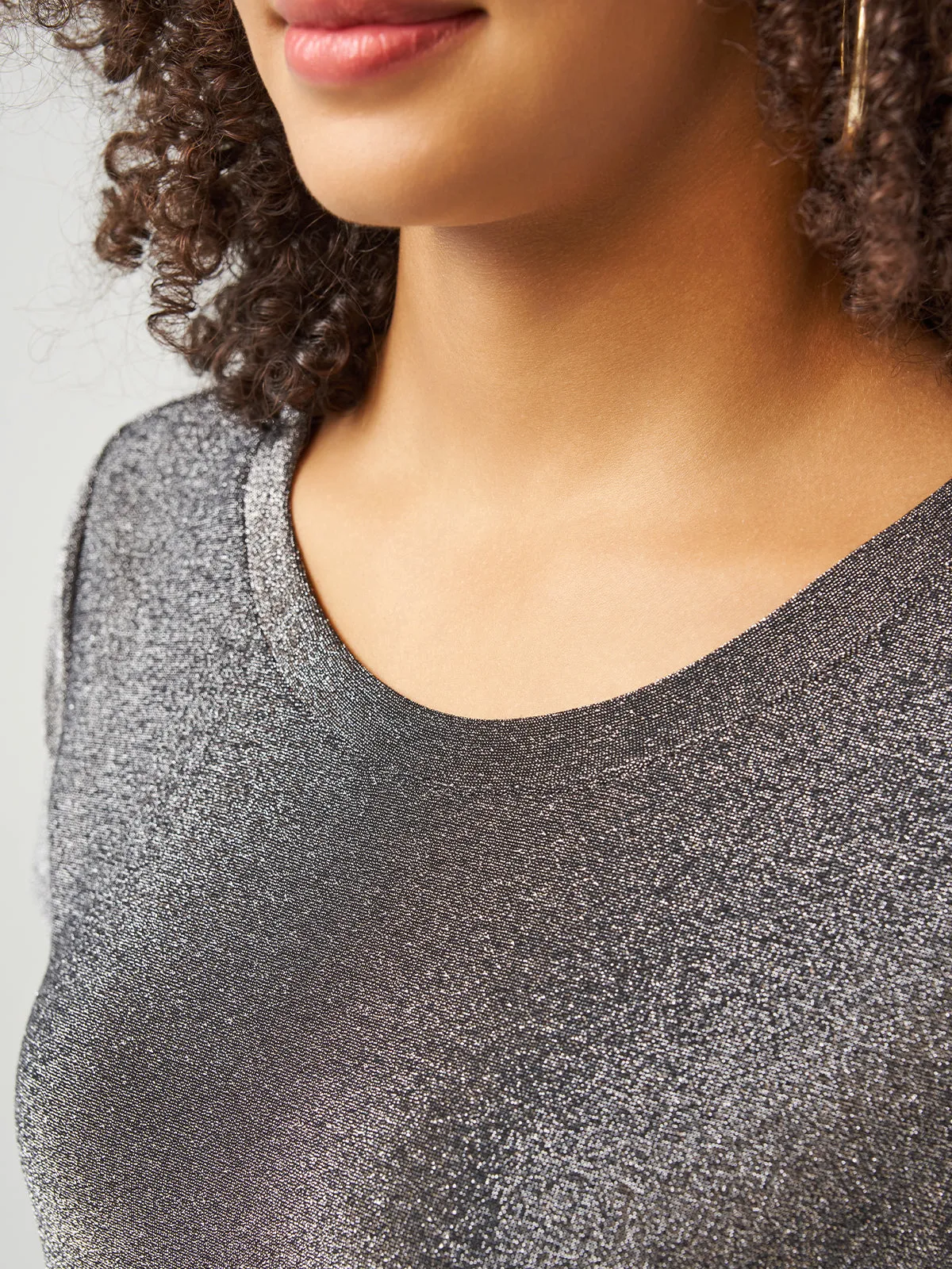 Scoop Neck Short Sleeve Tee sold by 89th & Madison product image thumbnail 5