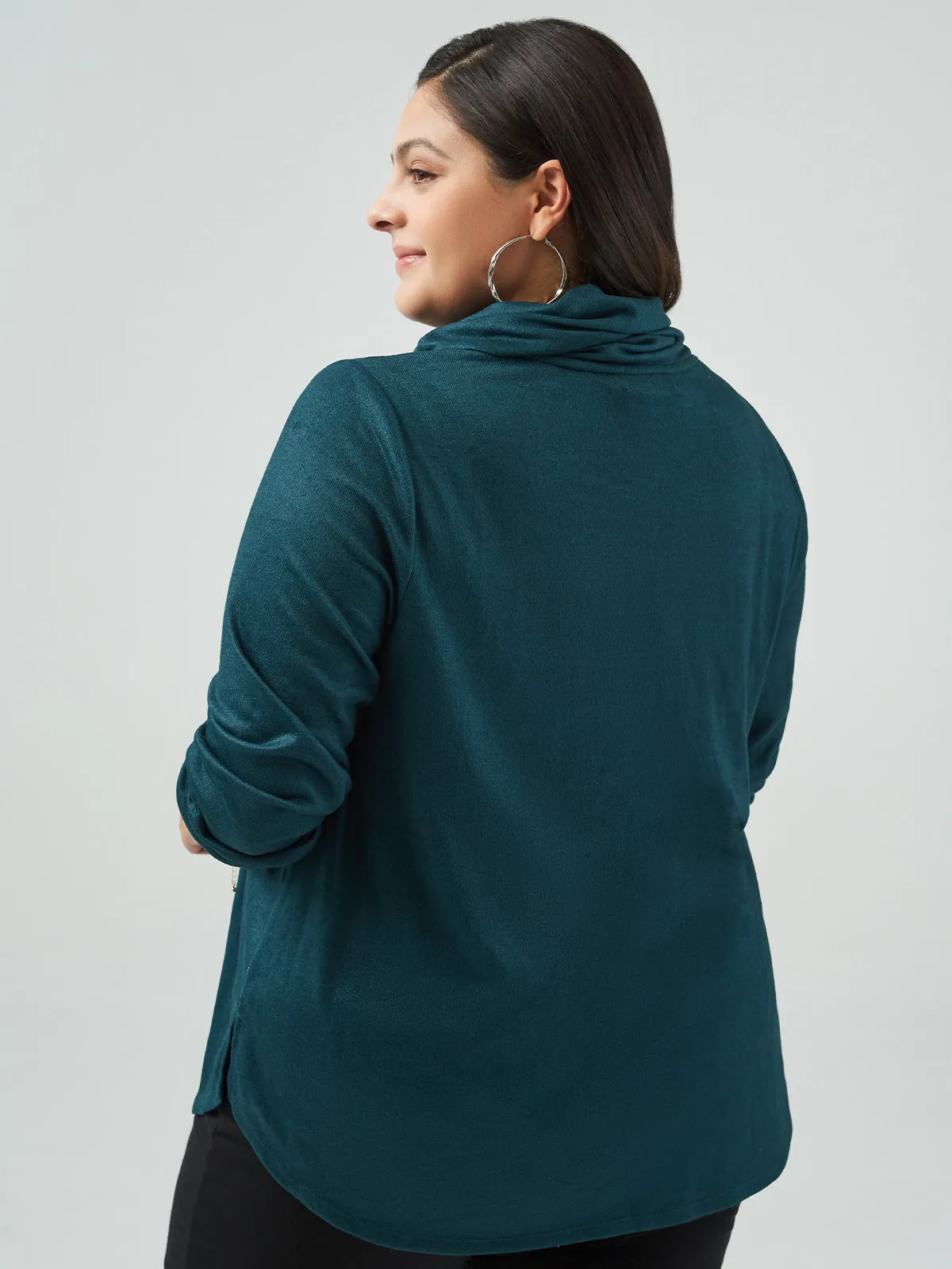 Plus Turtleneck Long Sleeve Top sold by 89th & Madison product image thumbnail 3