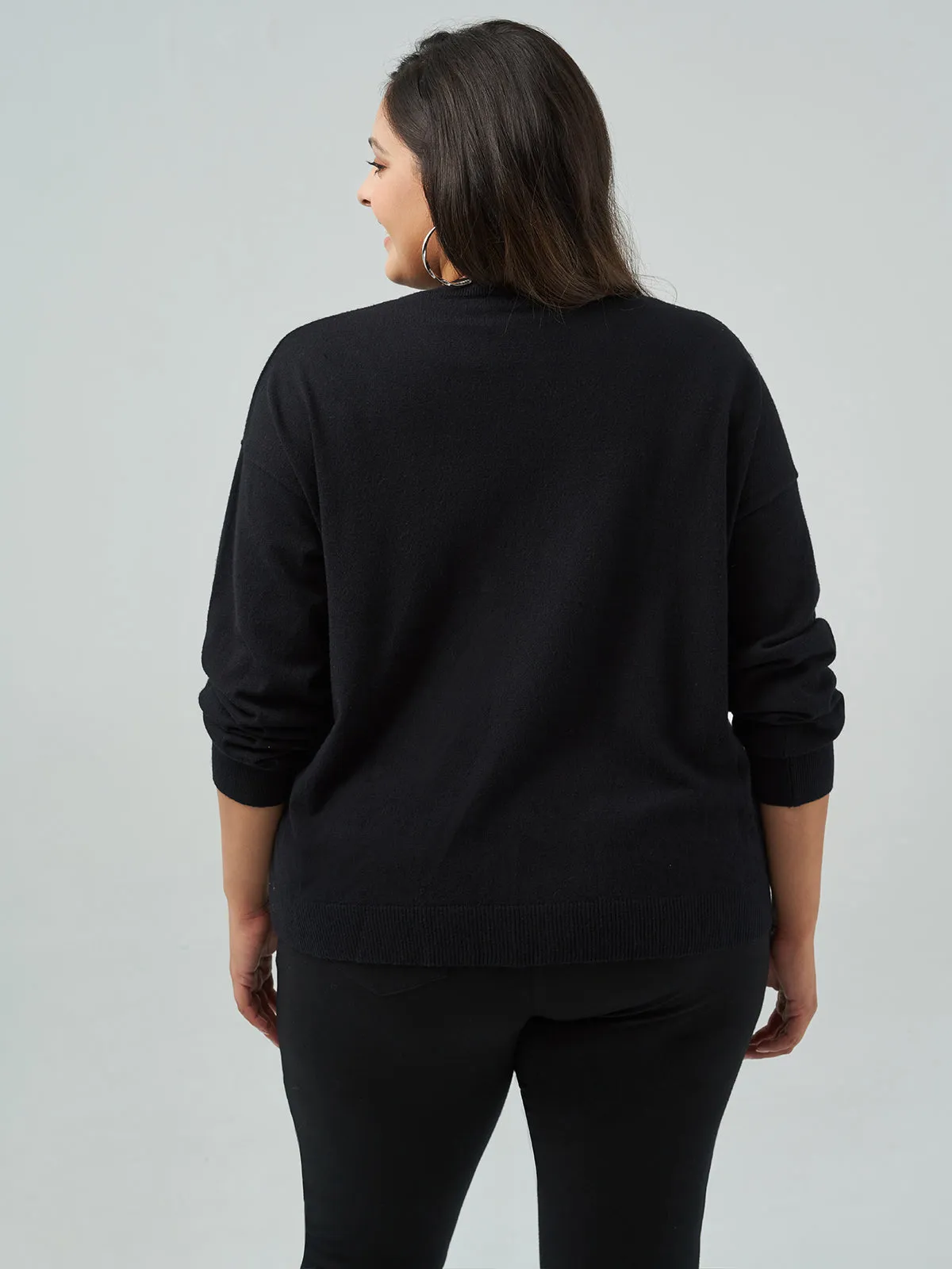 Plus Embroidered Sequin Cardigan sold by 89th & Madison product image thumbnail 3