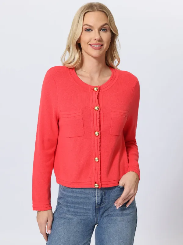Button Front Cardigan sold by 89th & Madison