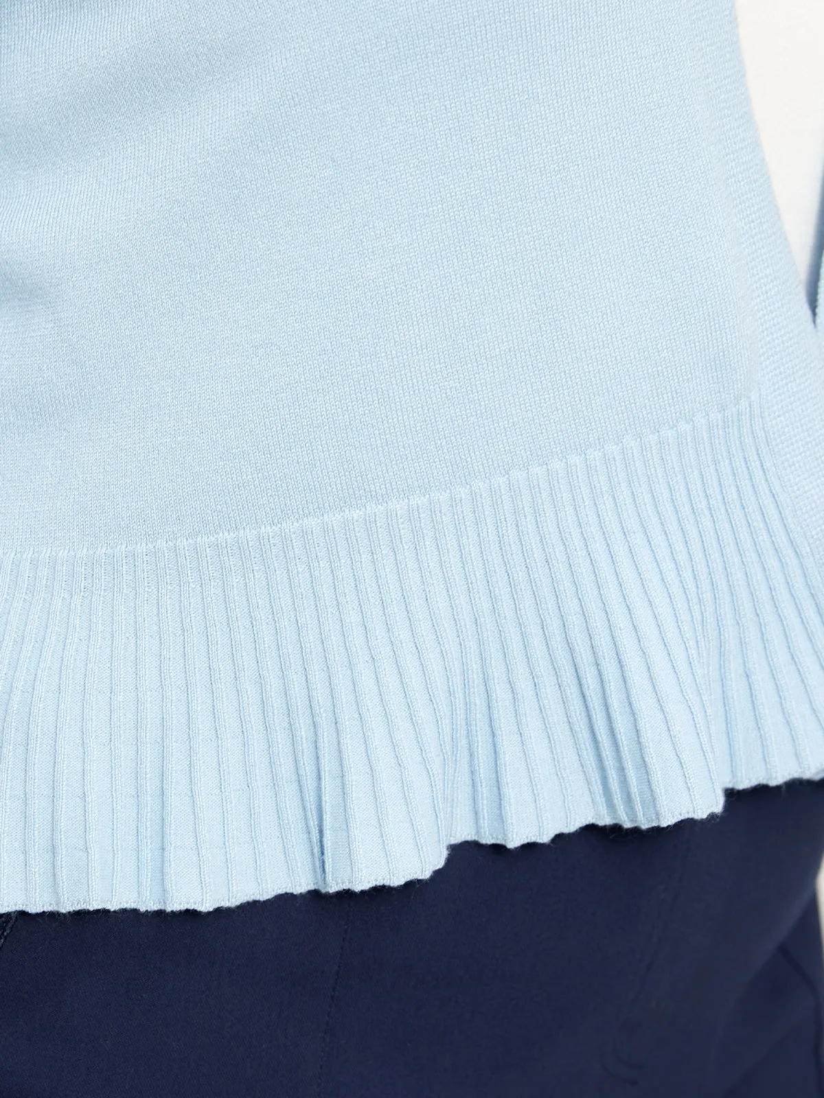 Plus Peplum Open Front Cardigan sold by 89th & Madison product image thumbnail 4