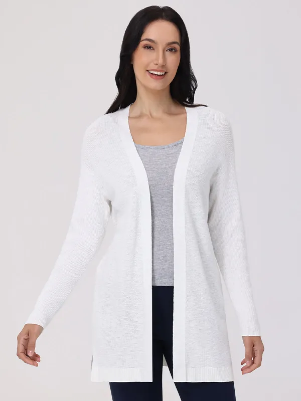 Open Front Long Cardigan sold by 89th & Madison