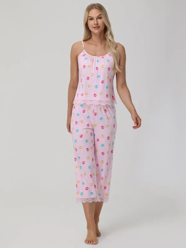 Print Pajama Set sold by 89th & Madison