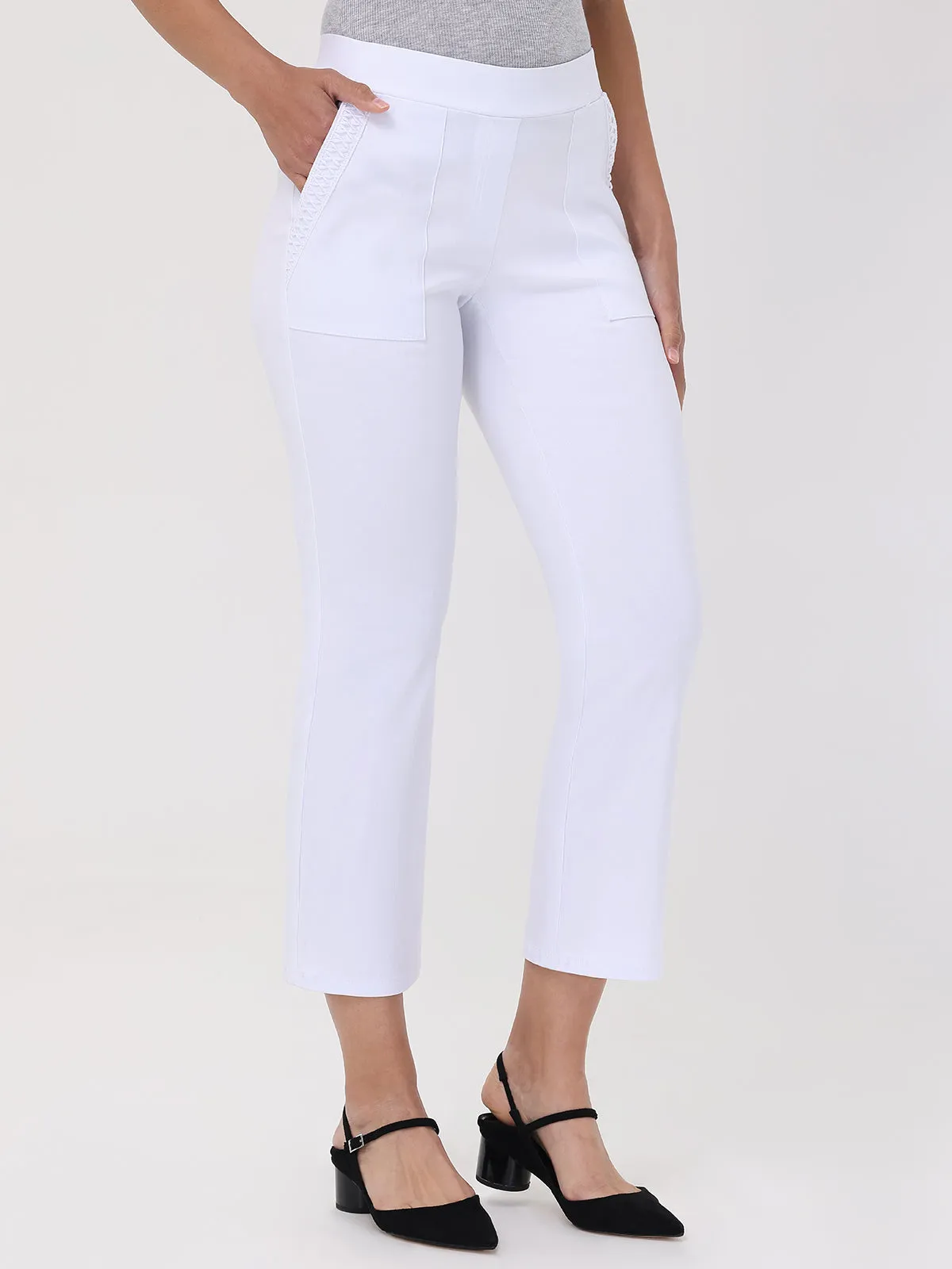 Millennium Kick Flare Ankle Pants sold by 89th & Madison product image thumbnail 4
