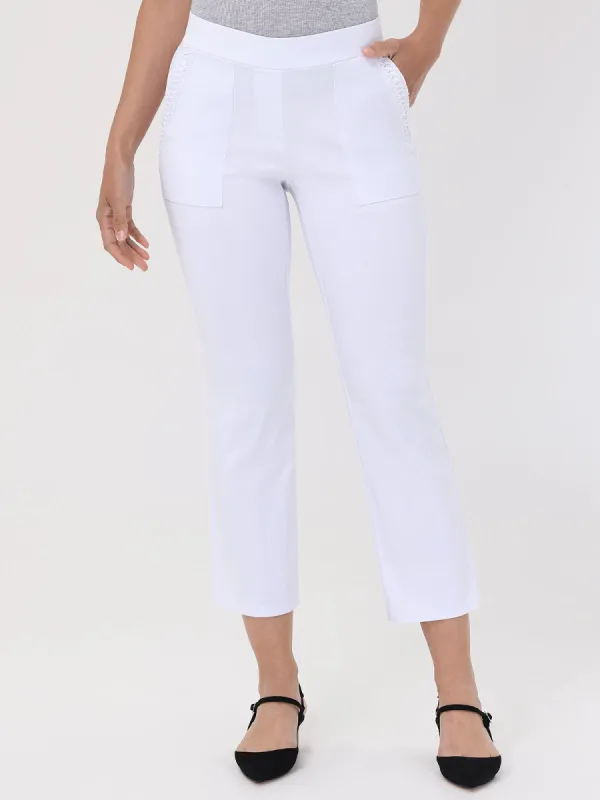 Millennium Kick Flare Ankle Pants sold by 89th & Madison