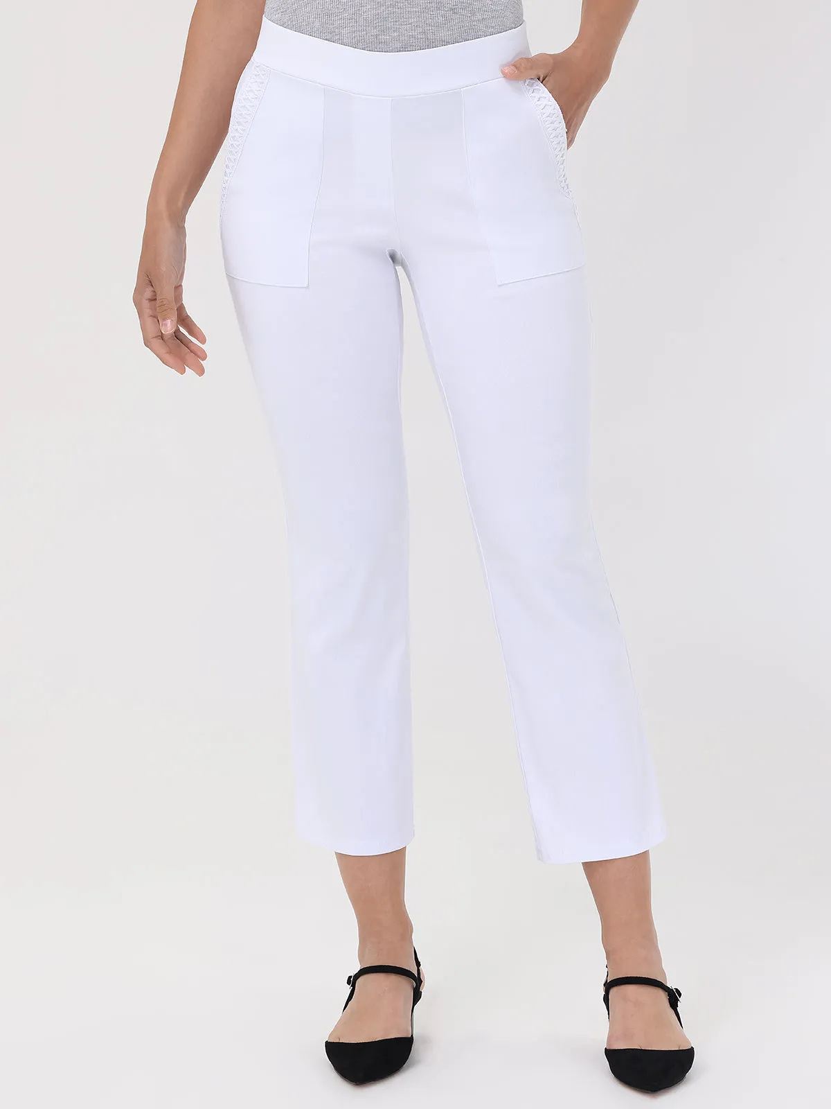 Millennium Kick Flare Ankle Pants sold by 89th & Madison