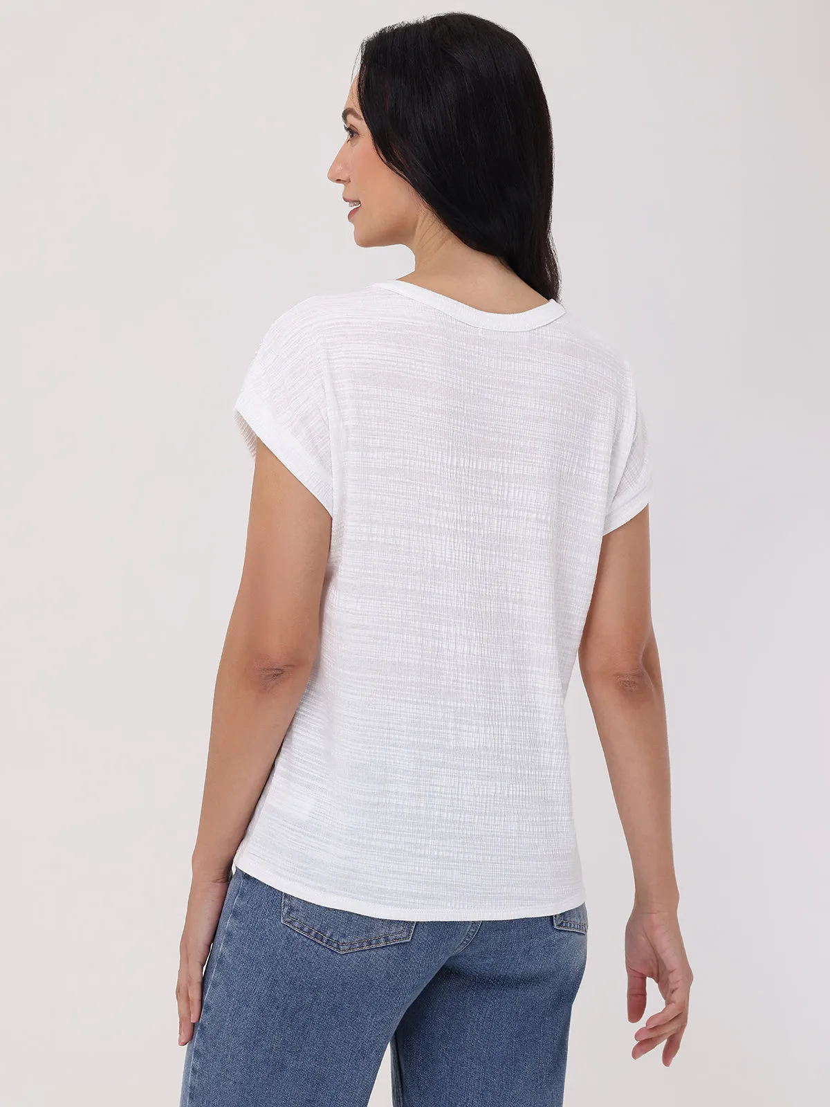 Lace Inset Dolman Sleeve Top sold by 89th & Madison product image thumbnail 2
