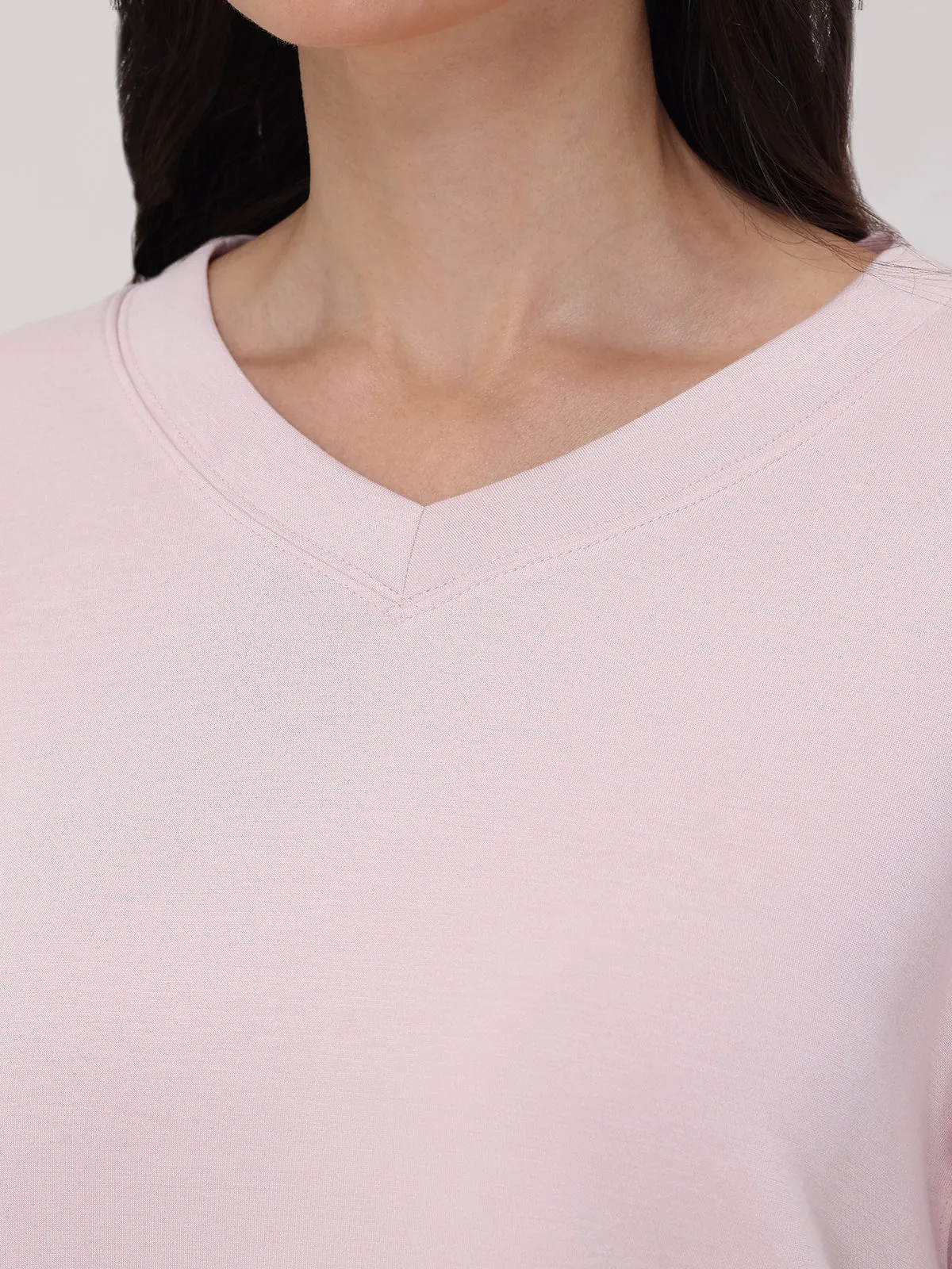 V-Neck Crop Sweatshirt sold by 89th & Madison product image thumbnail 4