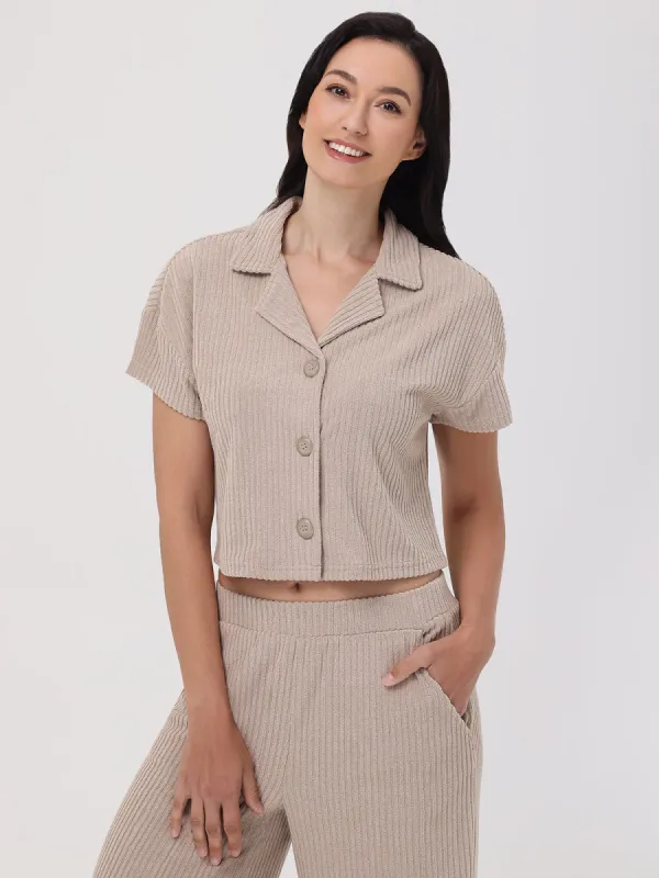 Rib Lounge Top sold by 89th & Madison