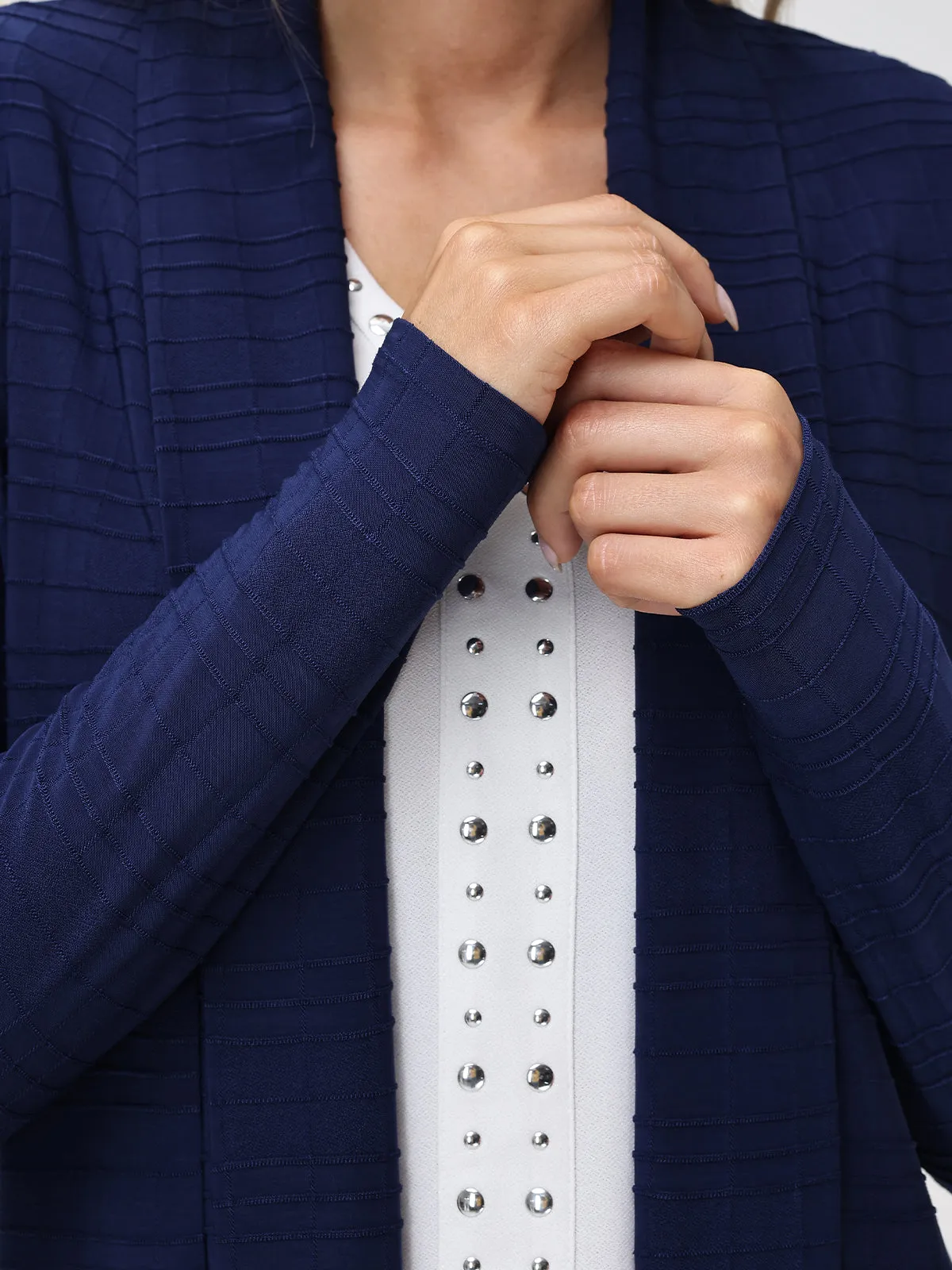 Stripe Stitch Cardigan sold by 89th & Madison product image thumbnail 5