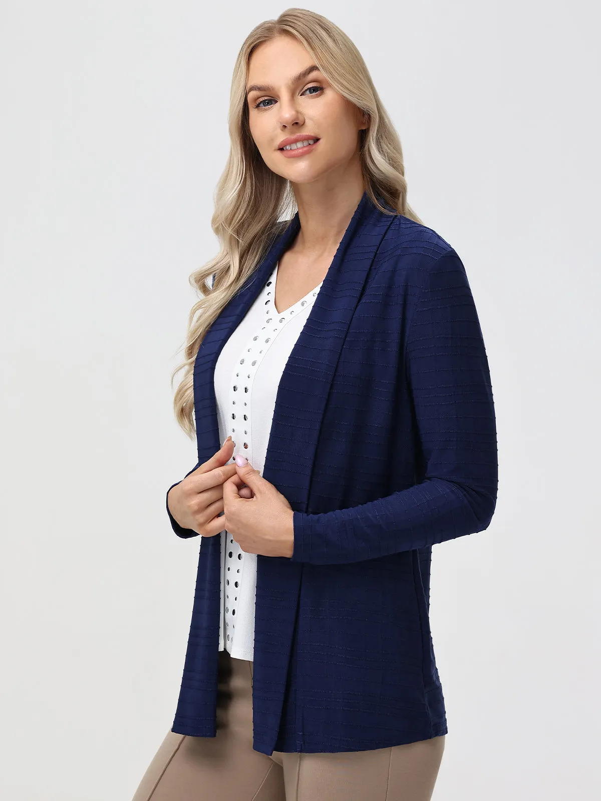 Stripe Stitch Cardigan sold by 89th & Madison product image thumbnail 3