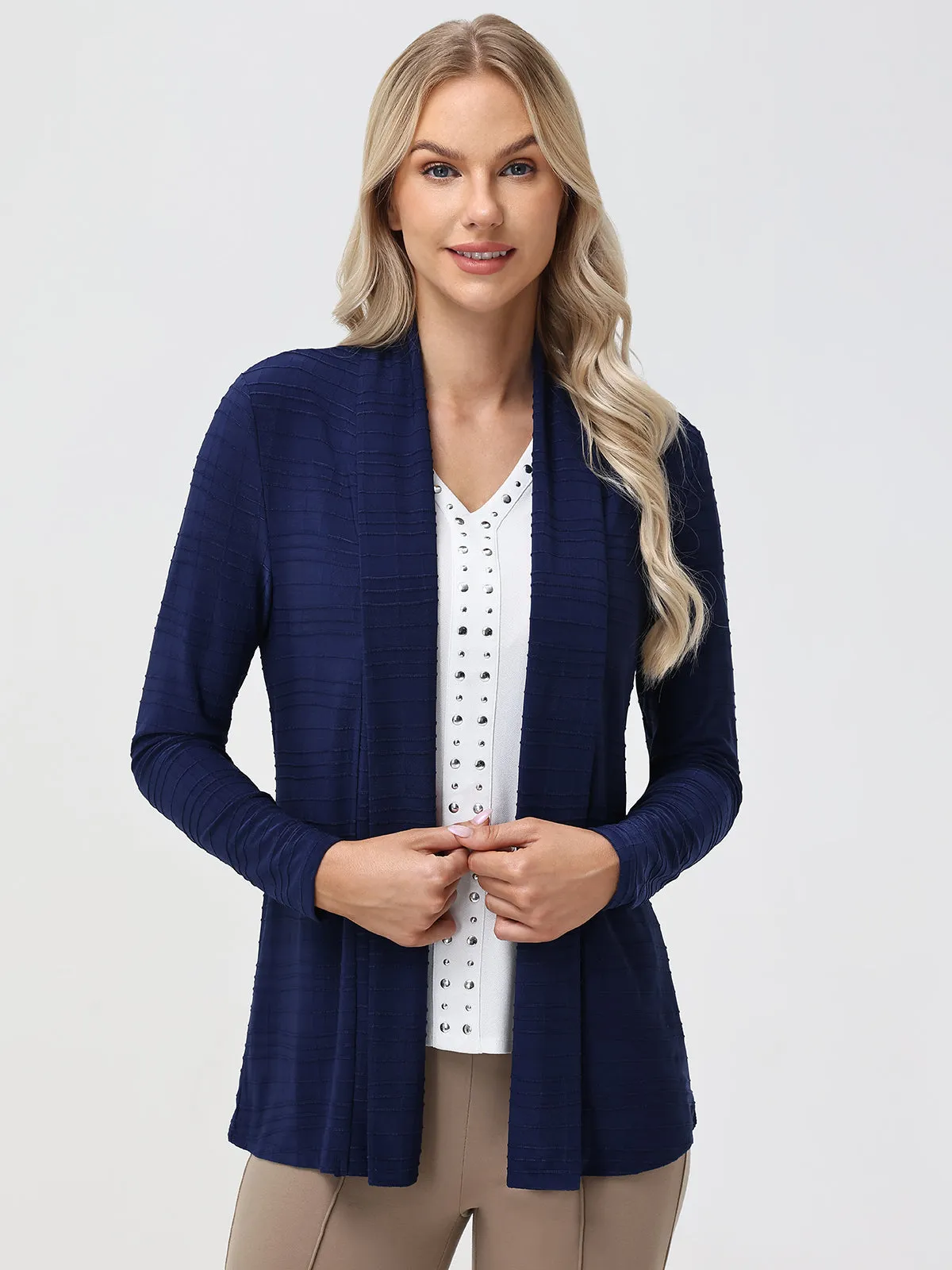 Stripe Stitch Cardigan sold by 89th & Madison