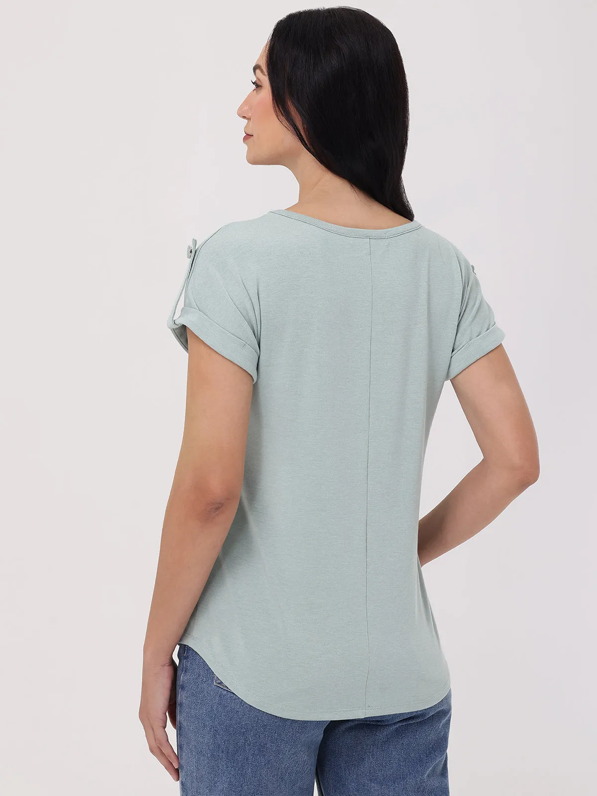 Believe Sequin Graphic Tee sold by 89th & Madison product image thumbnail 2