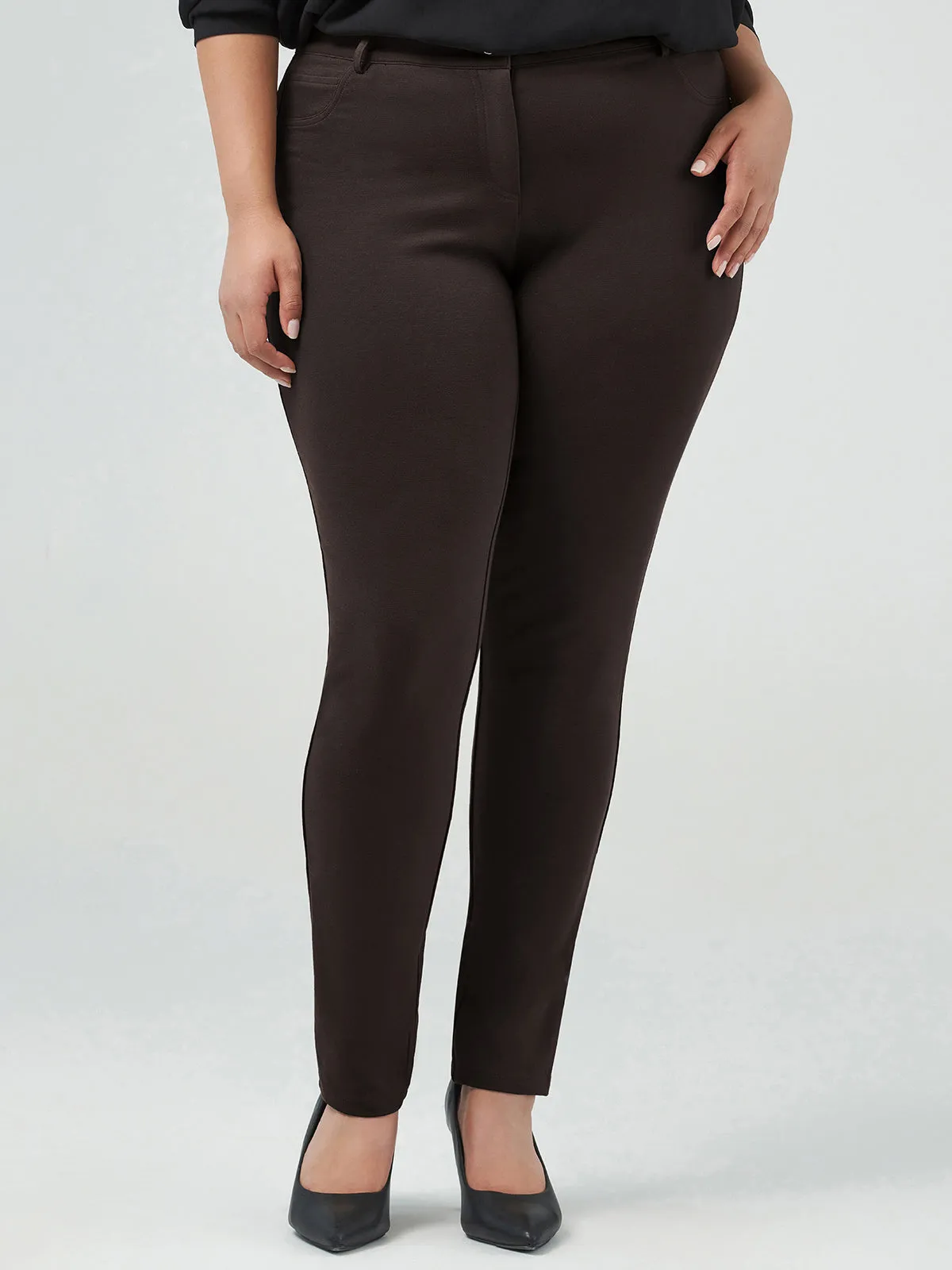 Plus Luxe Ponte Skinny Pants sold by 89th & Madison