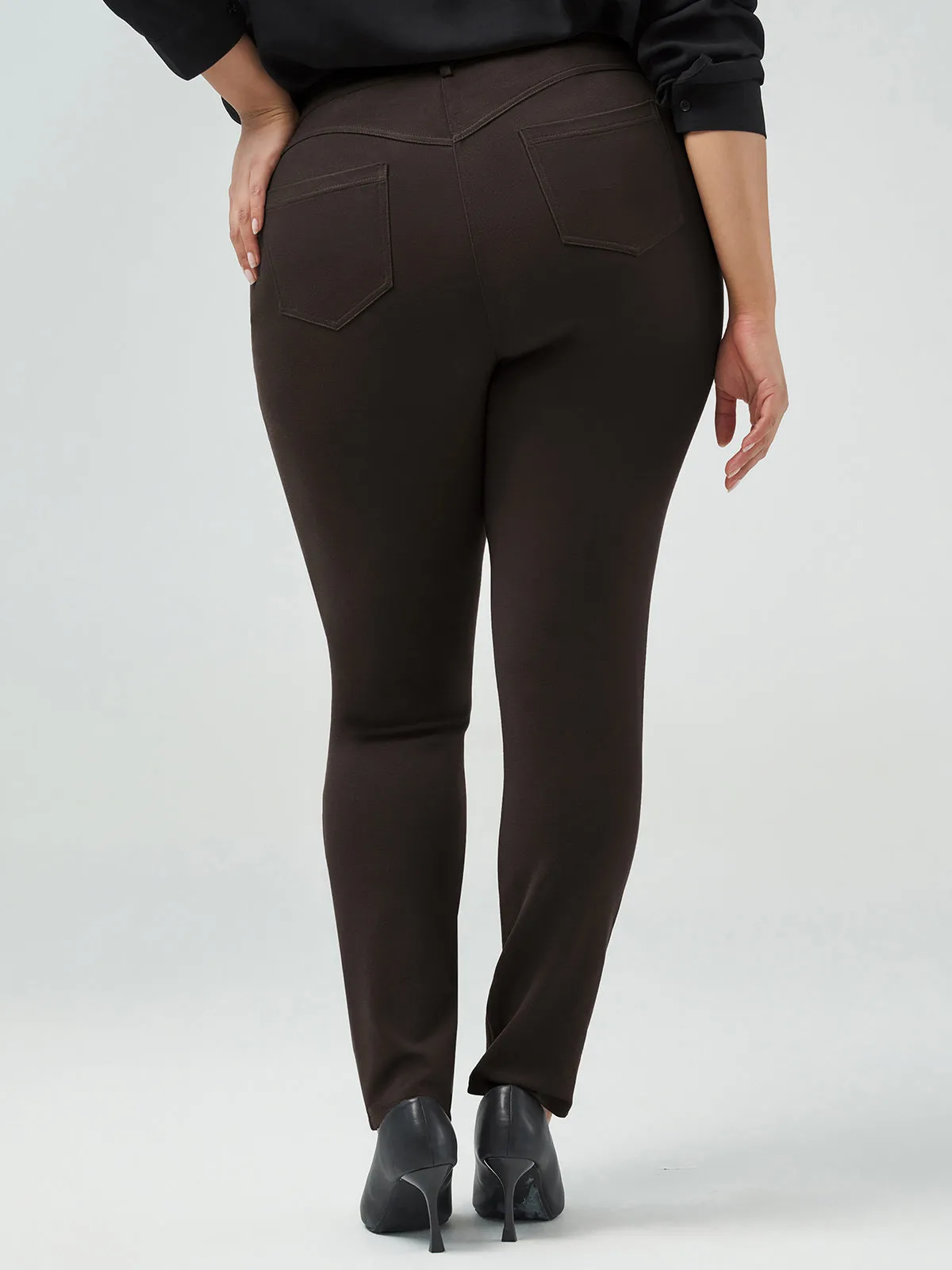 Plus Luxe Ponte Skinny Pants sold by 89th & Madison product image thumbnail 2
