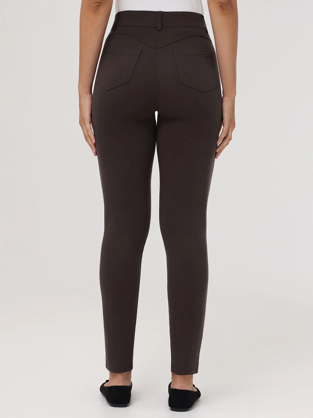 Luxe Ponte Skinny Leg Pants sold by 89th & Madison product image thumbnail 3