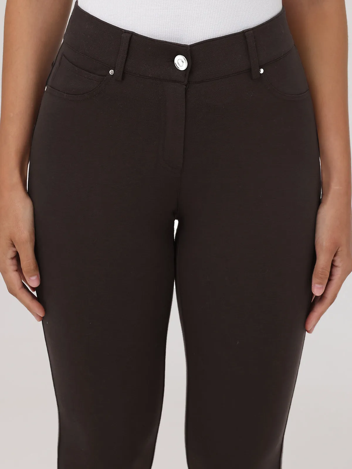 Luxe Ponte Skinny Leg Pants sold by 89th & Madison product image thumbnail 5