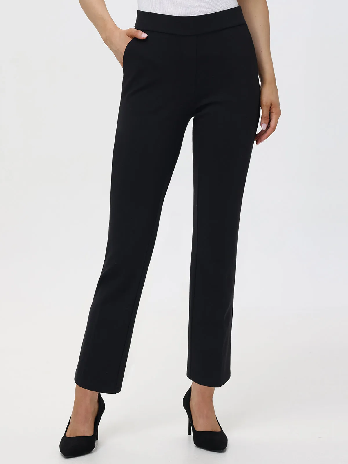 Luxe Ponte Crop Flare Pants sold by 89th & Madison