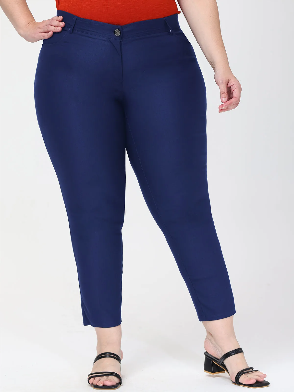 Plus Millennium Straight Leg Ankle Pants sold by 89th & Madison product image thumbnail 3