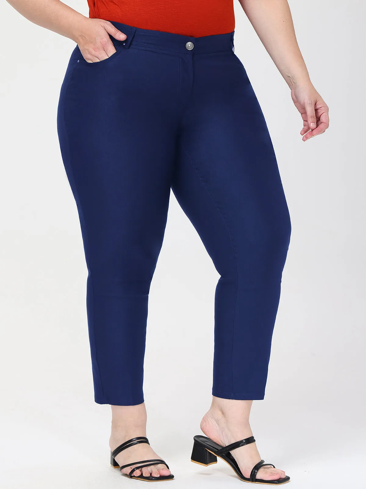 Plus Millennium Straight Leg Ankle Pants sold by 89th & Madison product image thumbnail 4