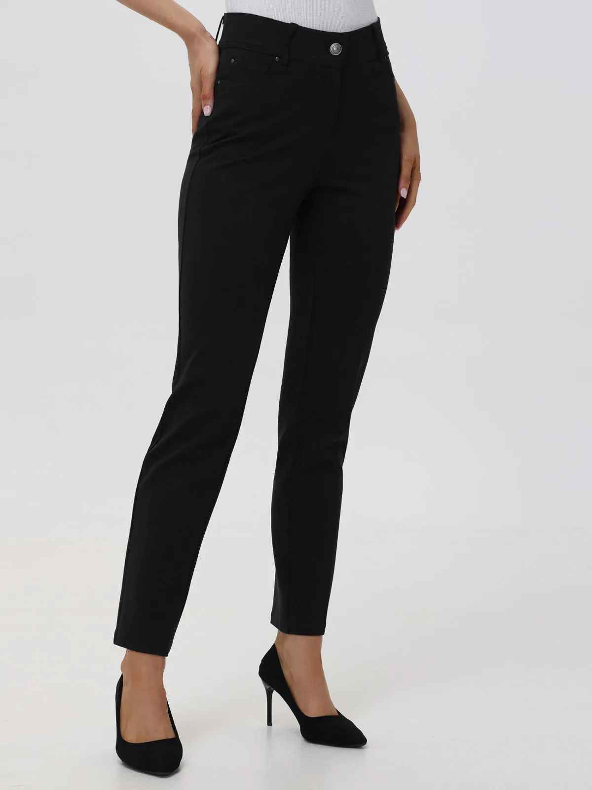 Luxe Ponte Straight Leg Pants sold by 89th & Madison product image thumbnail 3