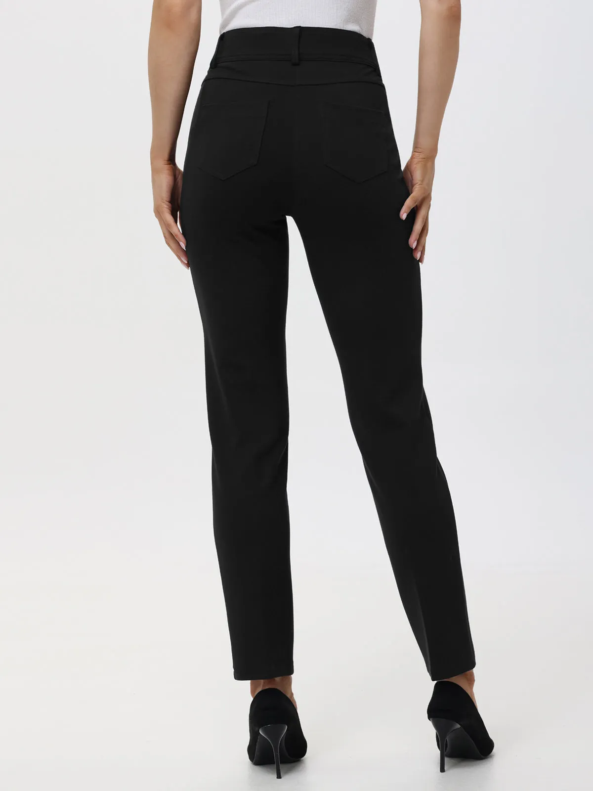 Luxe Ponte Straight Leg Pants sold by 89th & Madison product image thumbnail 2