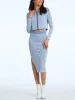 Mia: Jacquard Pencil Skirt sold by 89th & Madison