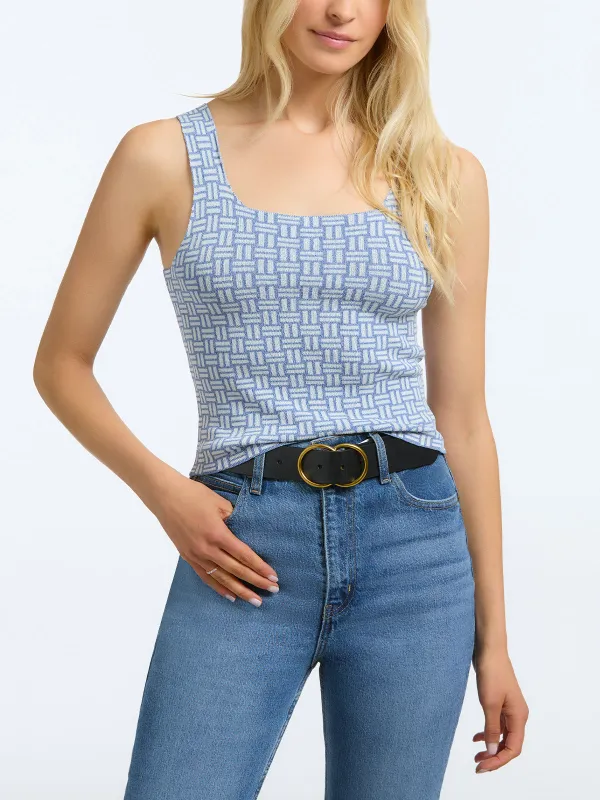 Eva: Jacquard Tank sold by 89th & Madison