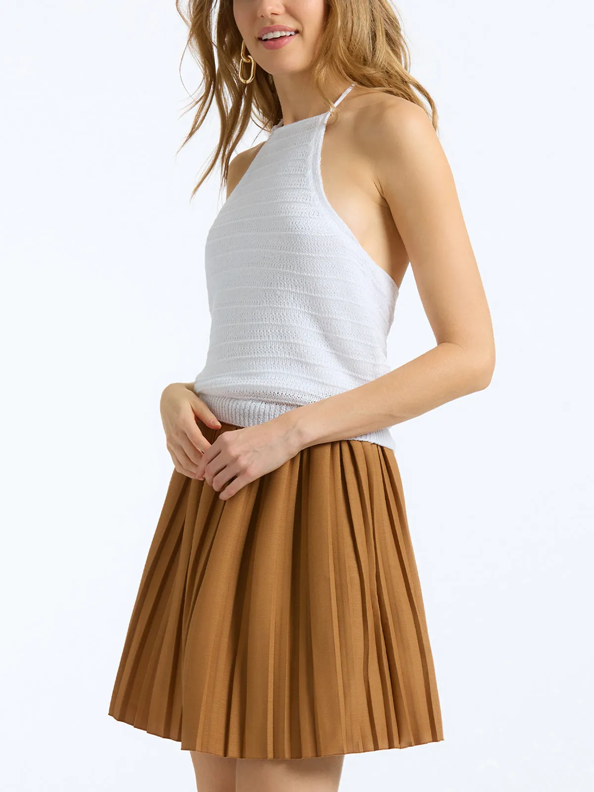 River: Open Stitch Halter Tank sold by 89th & Madison product image thumbnail 3