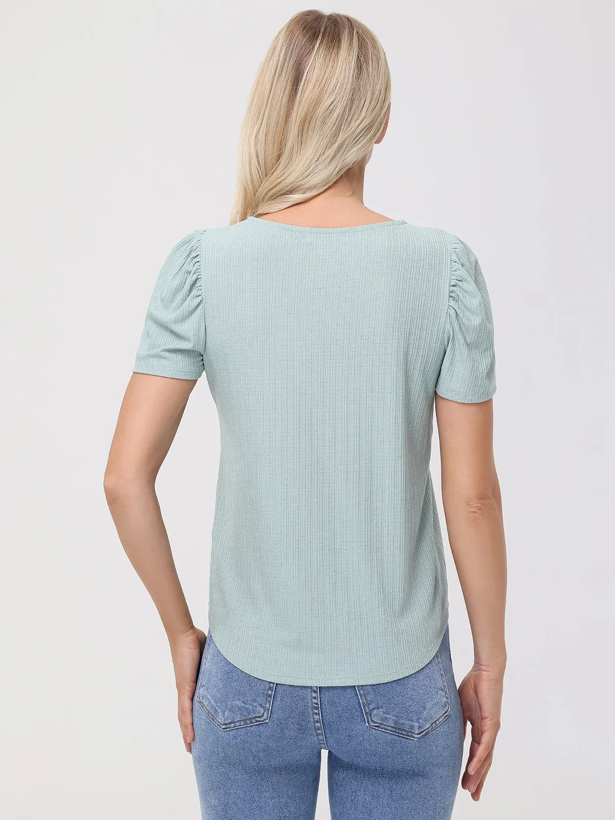 Crochet Inset Crewneck Top sold by 89th & Madison product image thumbnail 2