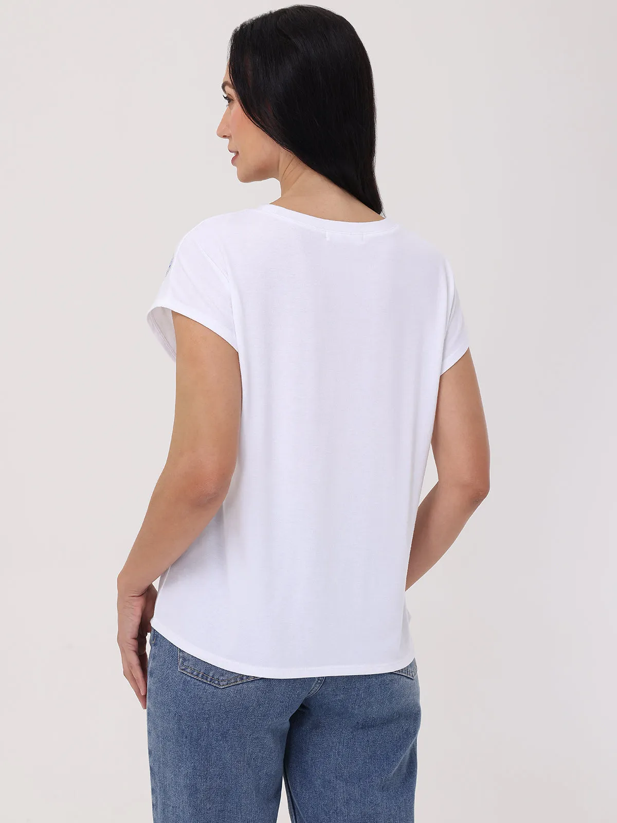 Floral Sequin Tee sold by 89th & Madison product image thumbnail 2