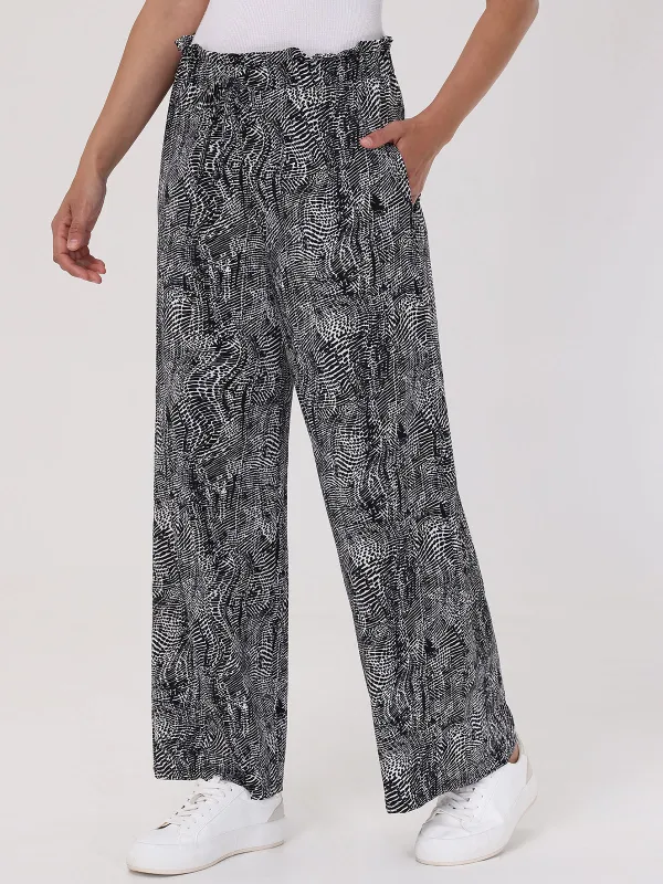Ruffle Wide Leg Knit Pants sold by 89th & Madison