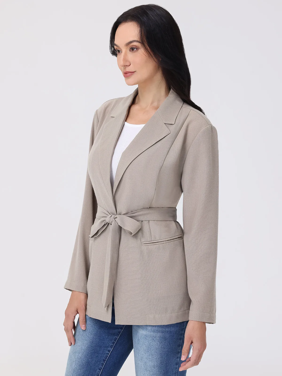 Belted Blazer sold by 89th & Madison product image thumbnail 3