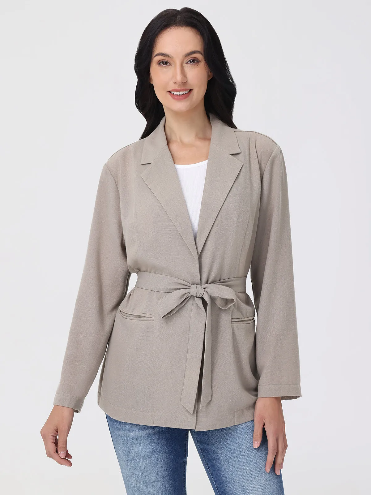 Belted Blazer sold by 89th & Madison