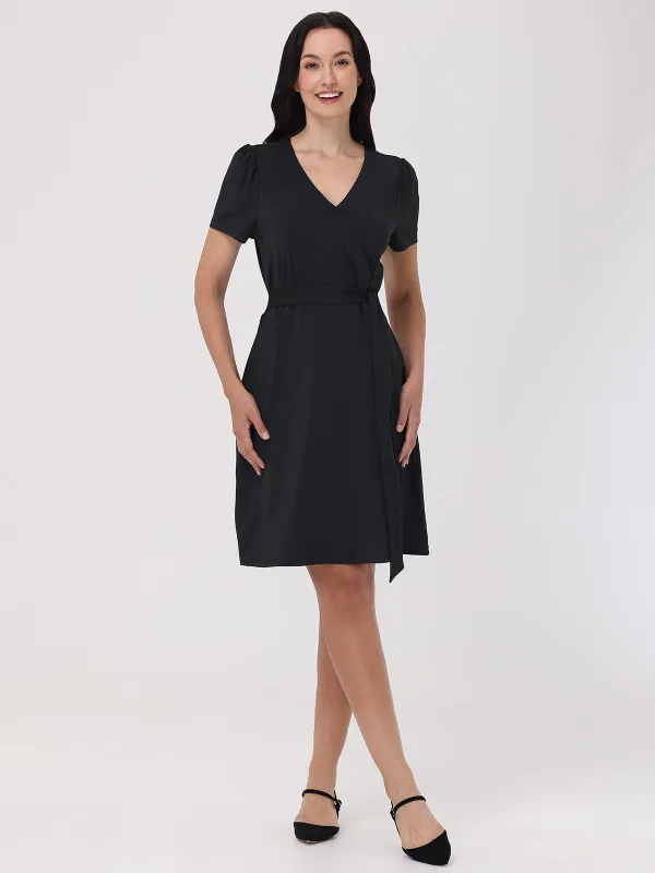 Faux Wrap Dress sold by 89th & Madison