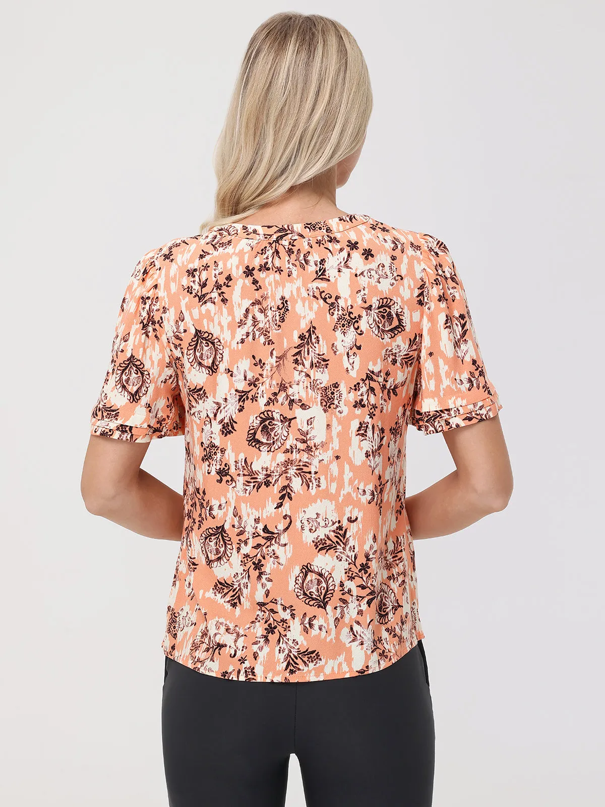 Floral Tiered Sleeve Blouse sold by 89th & Madison product image thumbnail 2