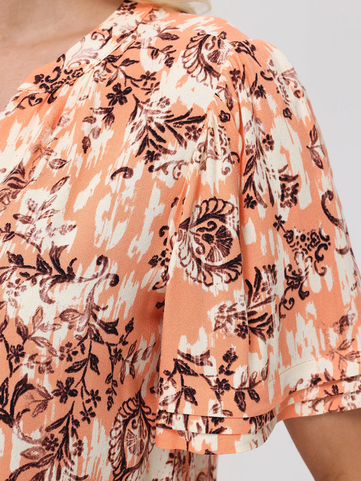 Floral Tiered Sleeve Blouse sold by 89th & Madison product image thumbnail 4