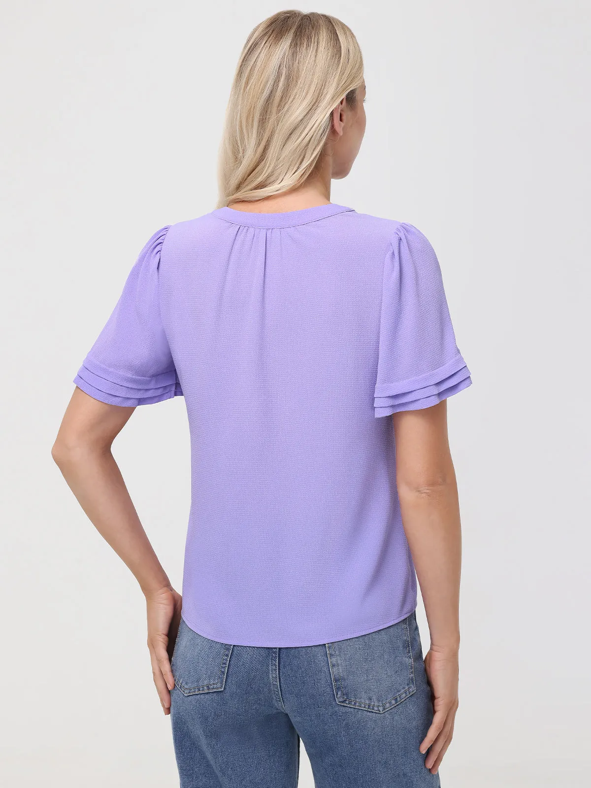 Tiered Sleeve Blouse sold by 89th & Madison product image thumbnail 2